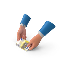 Single Euro 200 Money Note Give Hand Hold PNG & PSD Images