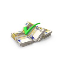 Tick Mark Euro 200 Money Notes Currency PNG & PSD Images