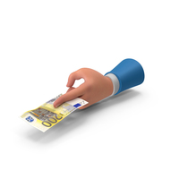 Two Finger Cash Give Euro 200 Money Note Hand Hold PNG & PSD Images