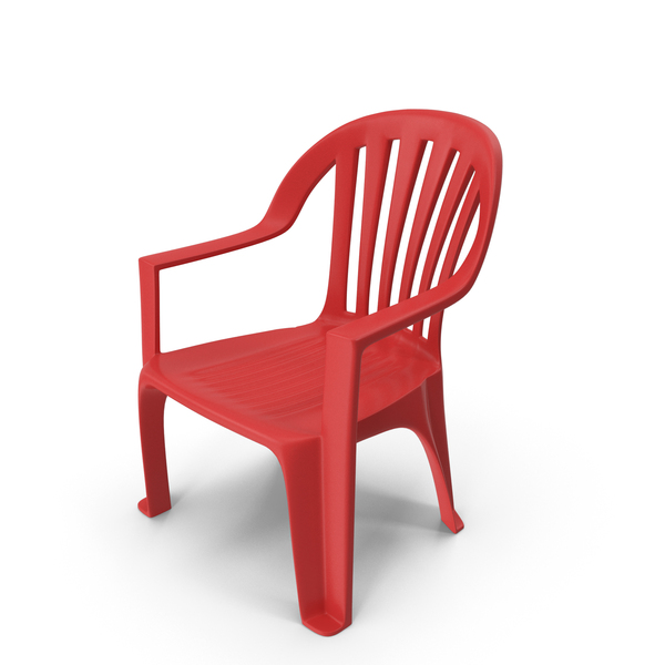 Red Plastic Chair PNG & PSD Images