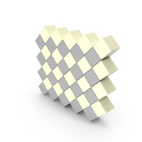 Soft Colors Primitive Shape Cubes Arranged PNG & PSD Images