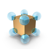 Glass Small Sphears Cut Square PNG & PSD Images