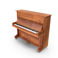 Wooden Upright Piano PNG & PSD Images