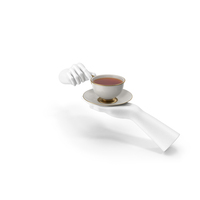 Hand With Cup of Tea PNG & PSD Images