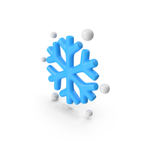 Frosty Snowflake Weather Icon PNG & PSD Images