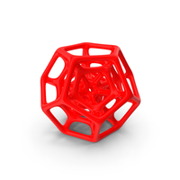 Hyper Loop Skeletal Ball Red PNG & PSD Images