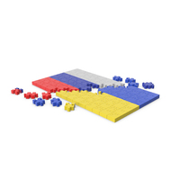 Russia Flag VS Ukraine Flag Puzzle PNG & PSD Images
