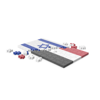 Israel Flag VS Yemen Flag Puzzle PNG & PSD Images