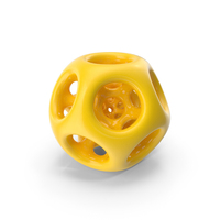 Hyper Loop Skeletal Ball Yellow PNG & PSD Images
