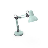 Modern Study Desk Lamp Aquamarine PNG & PSD Images