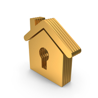 Home Lock Secure Web Gold PNG & PSD Images