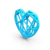 Skeletal Cage Heart PNG & PSD Images