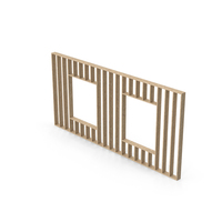 Plywood Building Facade Frame PNG & PSD Images