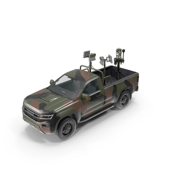 Anti Drone Pickup Truck PNG & PSD Images