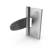 Steel Hinge With Screwhead PNG & PSD Images