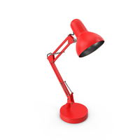 Desk Lamp Flexo Red PNG & PSD Images
