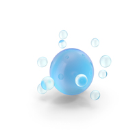 Blue Glass Balls Spheres PNG & PSD Images