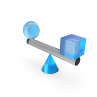 Glass Balance Cone Sphere Cube PNG & PSD Images