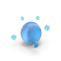 Glass Balls Surrounded Spheres PNG & PSD Images