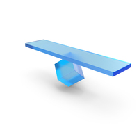 Glass Cube Balance PNG & PSD Images
