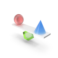 Glass Cube Sphere Cone PNG & PSD Images