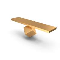 Gold Cube Balance PNG & PSD Images