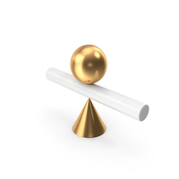 Gold Sphere Cone PNG & PSD Images