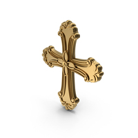 Gold Cross PNG & PSD Images