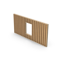 Plywood Facade Frame PNG & PSD Images