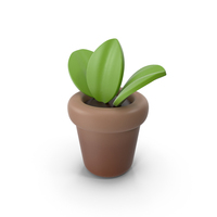 Cartoon Plant Pot PNG & PSD Images