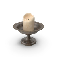 Vintage Small Candle PNG & PSD Images