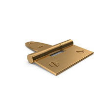 Hinge Golden With Screwhead PNG & PSD Images