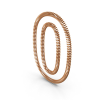 Spring Shaped Number 0 PNG & PSD Images