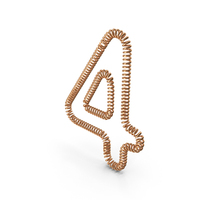 Spring Shaped Number 4 PNG & PSD Images