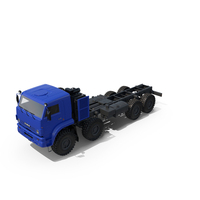 Kamaz 6560 Truck Blue PNG & PSD Images