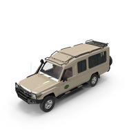 Toyota Land Cruiser Safari Beige Clean PNG & PSD Images