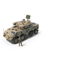 Type 625E Surveillance System And Soldier PNG & PSD Images