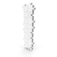 Letter I Monochrome Puzzle PNG & PSD Images