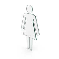 Glass Female Symbol Straight PNG & PSD Images