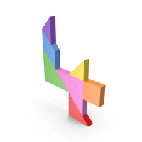 Tangram Number 4 PNG & PSD Images