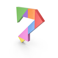 Tangram Number 7 PNG & PSD Images