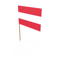 Cocktail Toothpick Stick Austria Flag Straight PNG & PSD Images