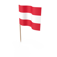 Cocktail Toothpick Stick Austria Flag Wavy PNG & PSD Images