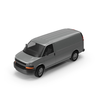 Grey Cargo Van PNG & PSD Images