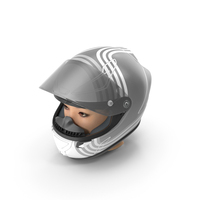 Asian Woman Head In Helmet PNG & PSD Images