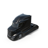 Next Gen Aerodynamic Supertruck Black PNG & PSD Images