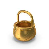 Fruit Basket Icon Gold PNG & PSD Images
