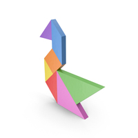 Tangram Swan PNG & PSD Images