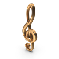 Gold G Clef PNG & PSD Images