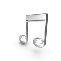Silver Semi Quaver Sixteenth Note PNG & PSD Images